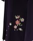 卒業式袴単品レンタル[刺繍]濃紫色に桜刺繍[身長168-172cm]No.722